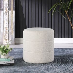 Homepop Round Storage Ottoman